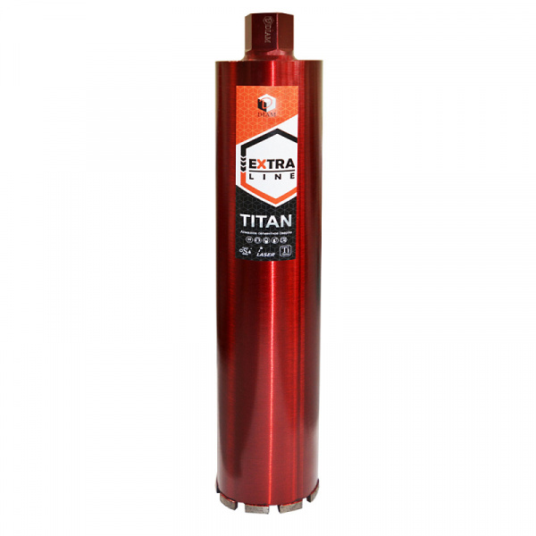 Сверло алмазное сегментное САМС 42x450х4x1,1/4UNC Extra Line Titan DIAM