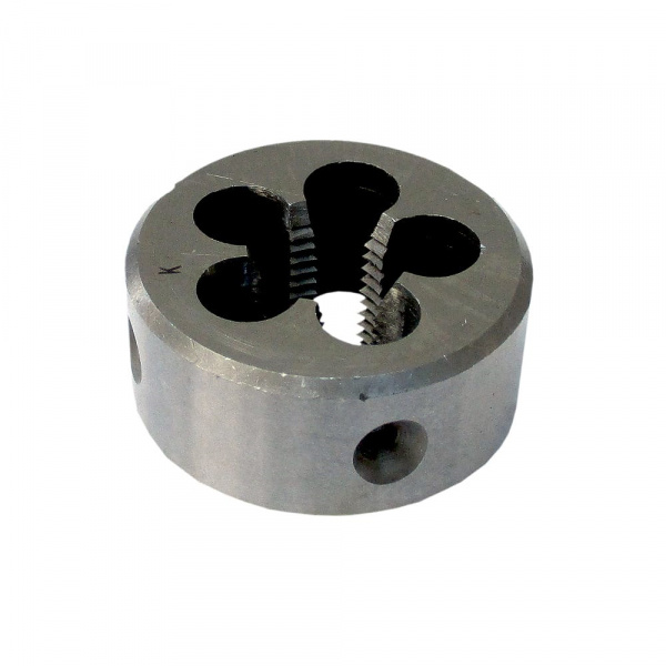 Плашка круглая Ø К 3/8" для конической дюймовой резьбы 9ХС
