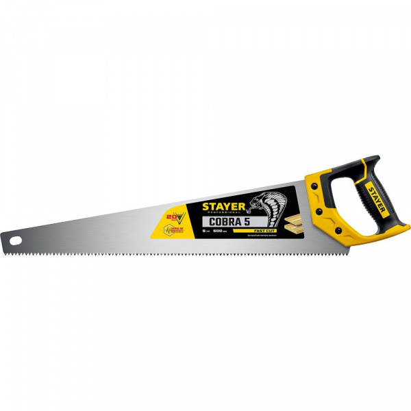 Ножовка по дереву Cobra 5 500 мм 5 TPI 1506-50_z02 STAYER